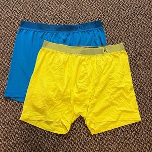 2 pair lululemon mesh boxer briefs size XL